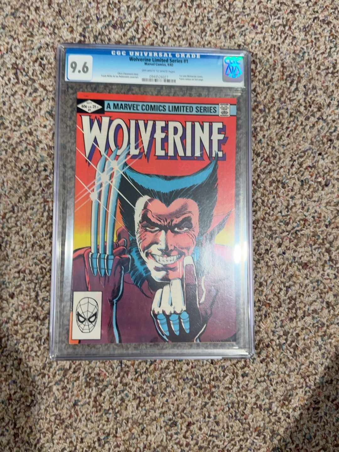 Wolverine Limited Series #1 CGC 9.6