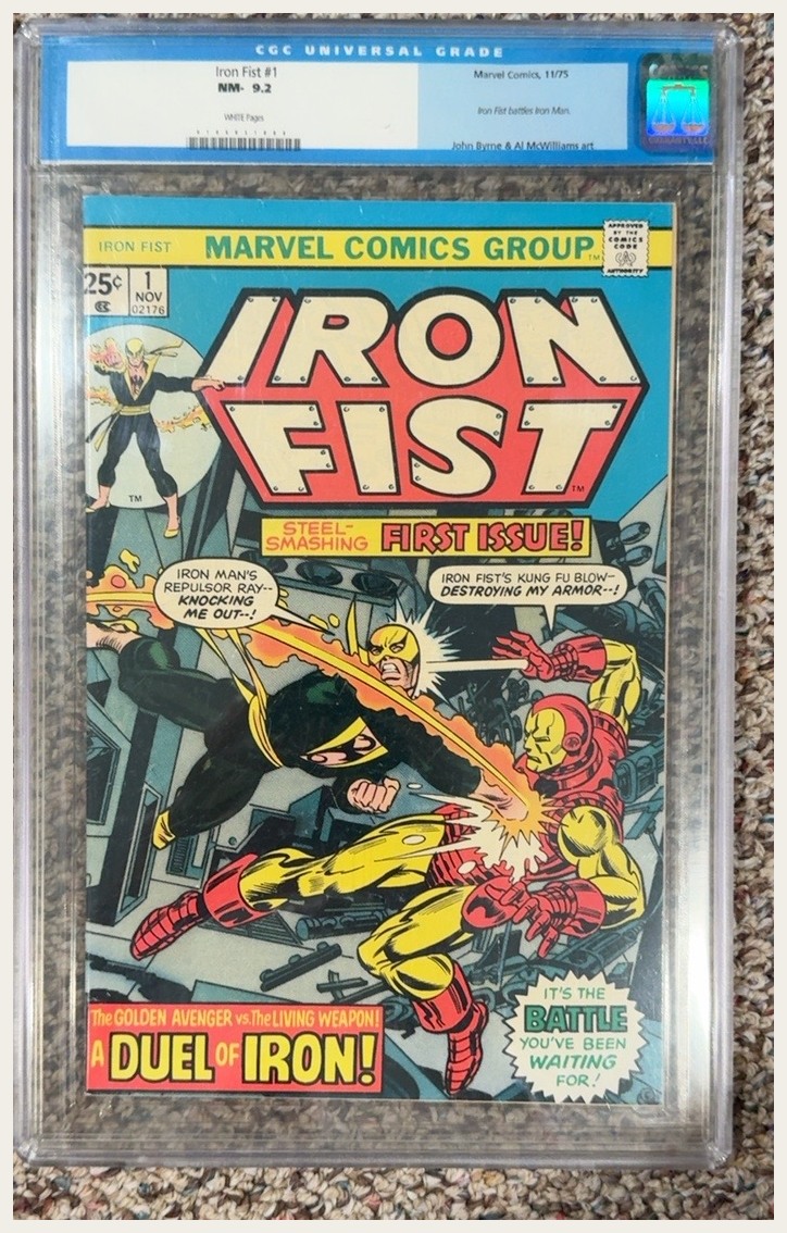 Iron Fist #1 CGC 9.2